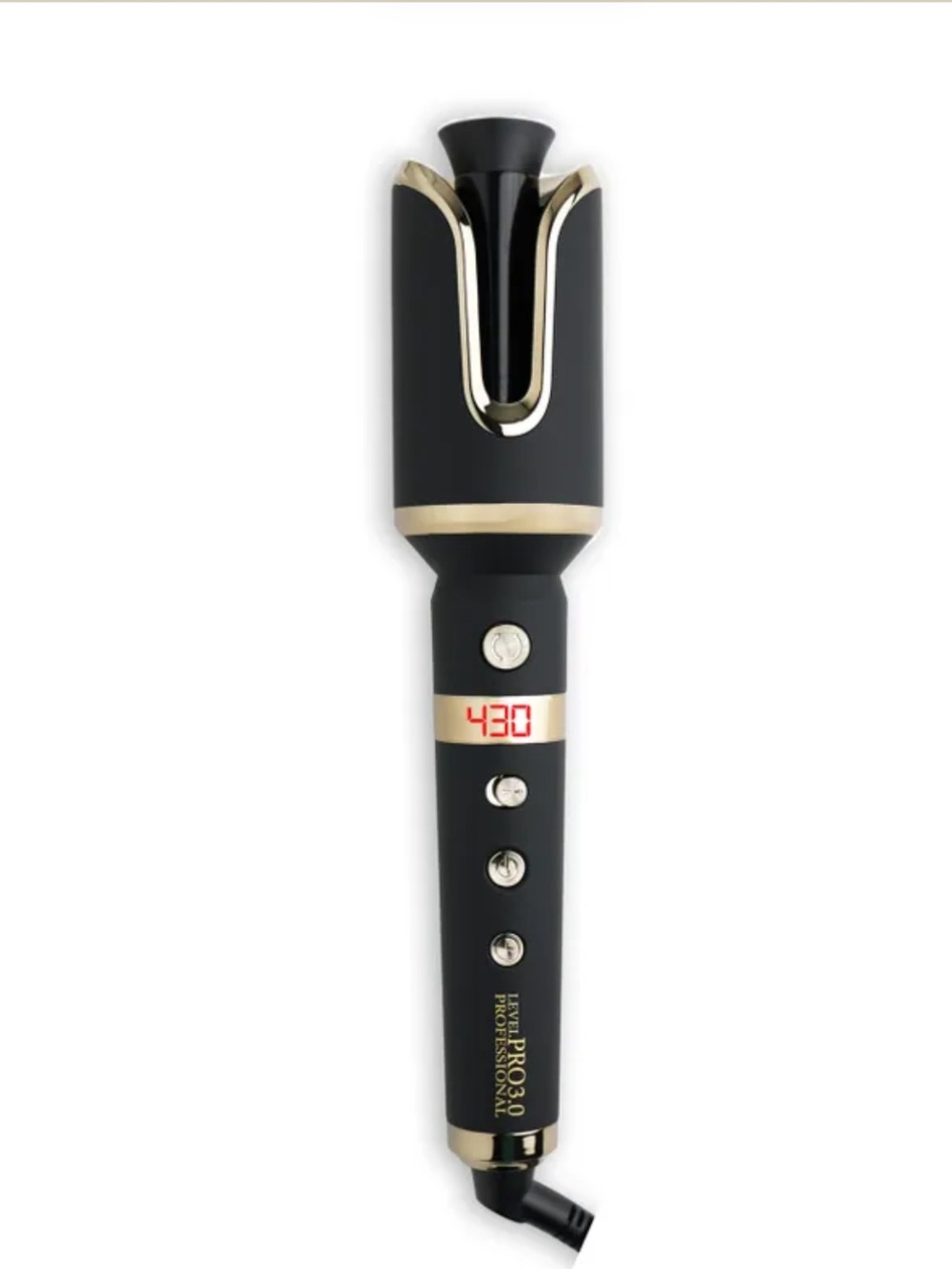 Level Pro 3.0 Professional Curly Q - Automatic Revolving Curling Iron NWOB